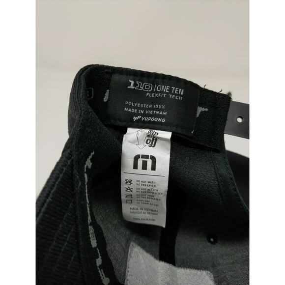 Flexfit 110 One Ten Snapback Hat Forklift Embroidered Logo Black - Picture 11 of 11